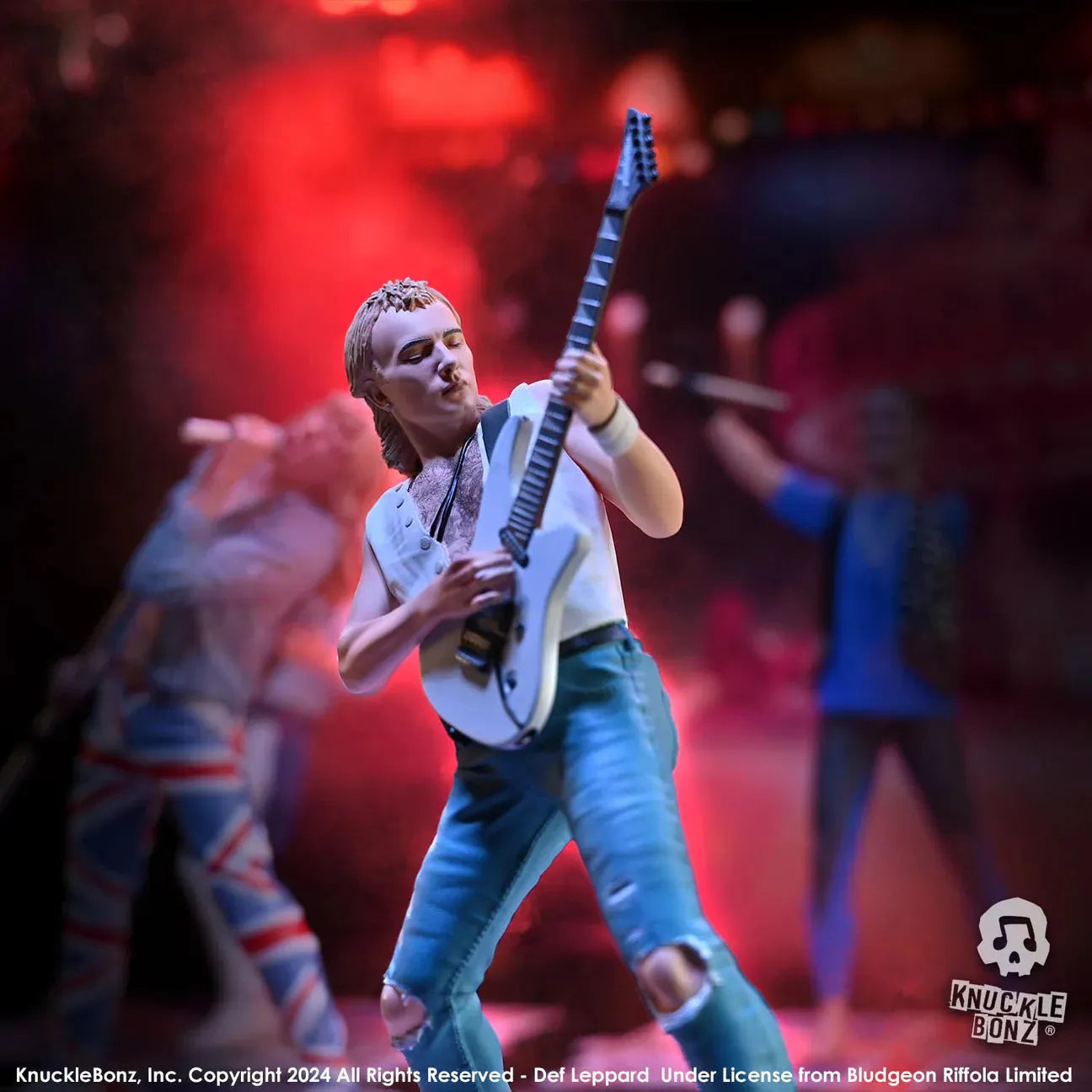 KNUDEFLEP100 Def Leppard - Band Members (Set of 5) Rock Iconz Statues - KnuckleBonz - Titan Pop Culture