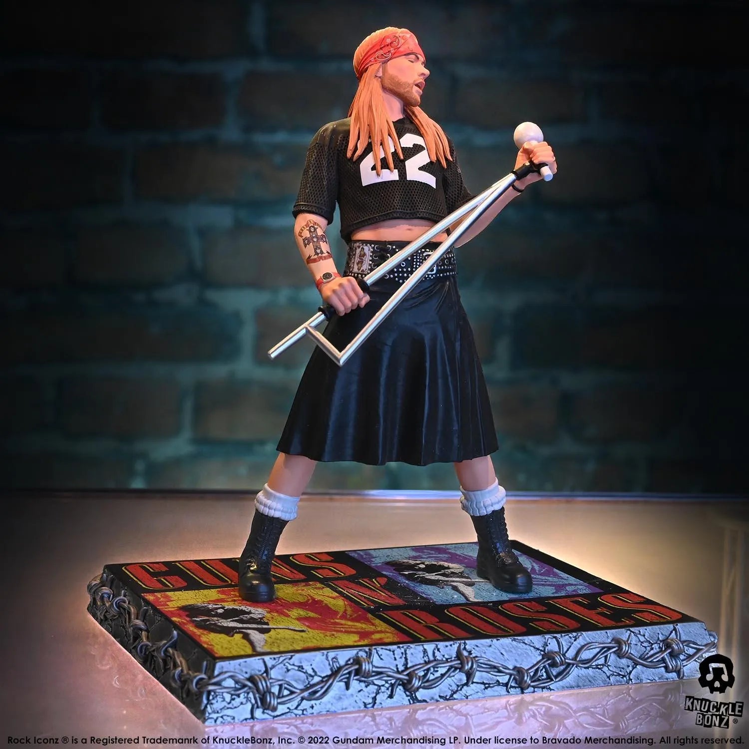 KNUGNR200 Guns N’ Roses II Rock Iconz (Set of 3) - KnuckleBonz - Titan Pop Culture