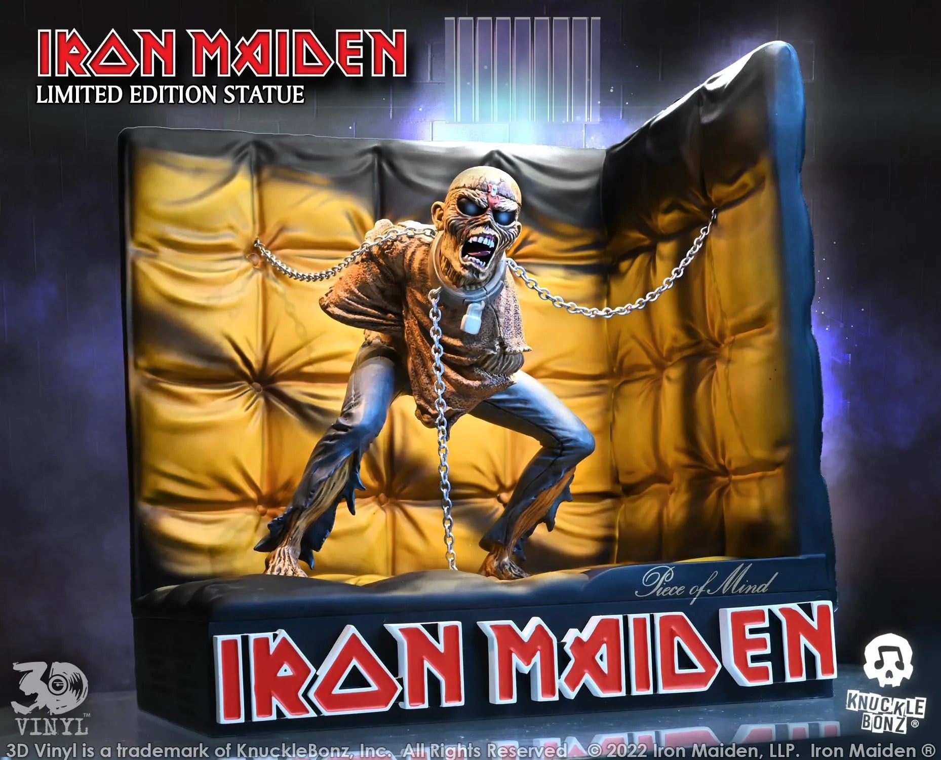 KNUIRONMAIDEN200 Iron Maiden - Piece of Mind 3D Vinyl Statue - KnuckleBonz - Titan Pop Culture