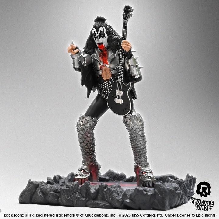 KNUKISS500 Kiss Destroyer - Rock Iconz Statues [Set of 4] - KnuckleBonz - Titan Pop Culture