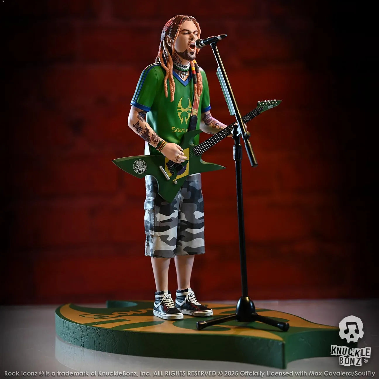 KNUMCAV100 Soulfly - Max Cavalera Rock Iconz Statue - KnuckleBonz - Titan Pop Culture