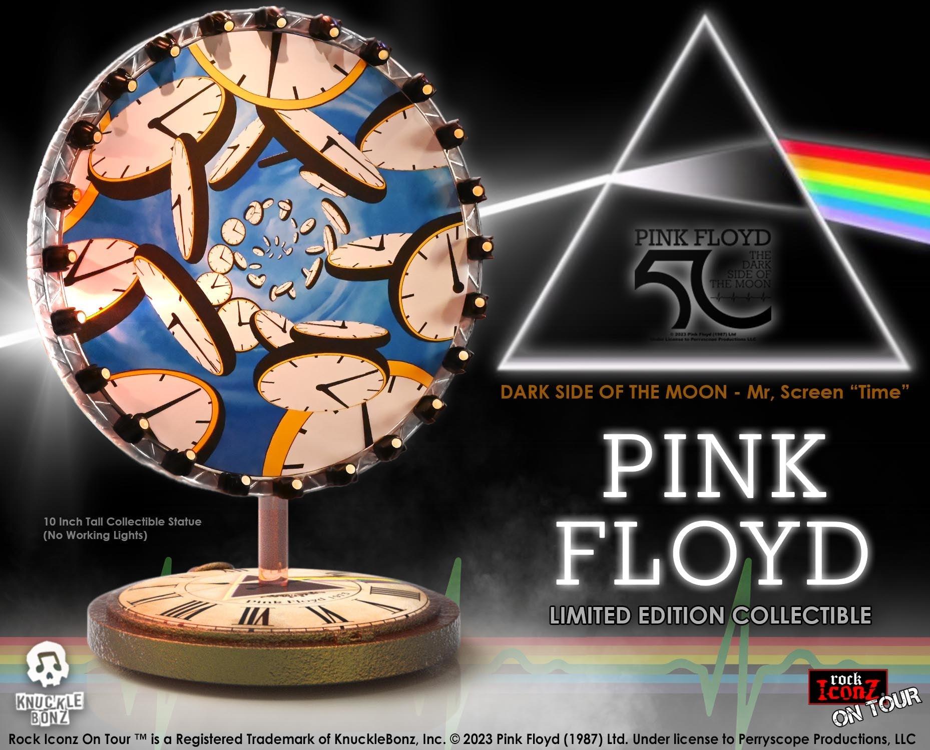 KNUPFDARKSIDESCREEN200 Pink Floyd - The Dark Side of the Moon Time Projection Screen - KnuckleBonz - Titan Pop Culture