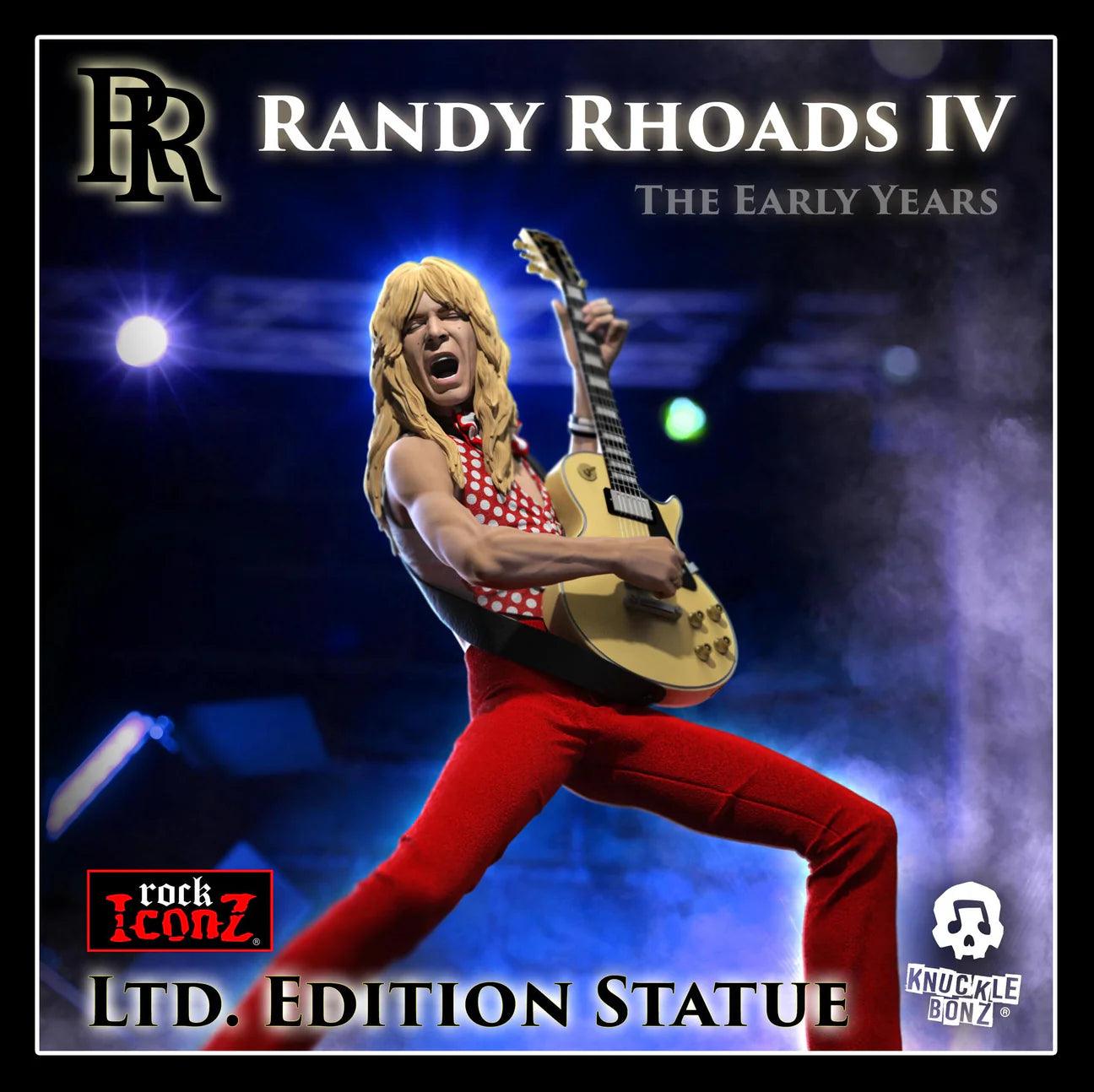 KNURR400RED Randy Rhoads IV - The Early Years (Red Version) Rock Iconz Statue - KnuckleBonz - Titan Pop Culture