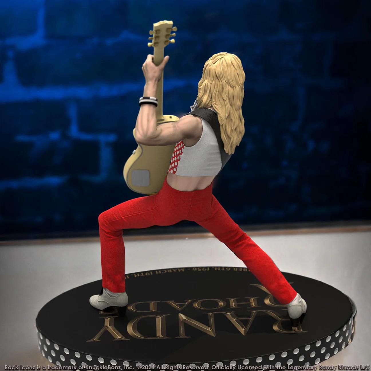 KNURR400RED Randy Rhoads IV - The Early Years (Red Version) Rock Iconz Statue - KnuckleBonz - Titan Pop Culture