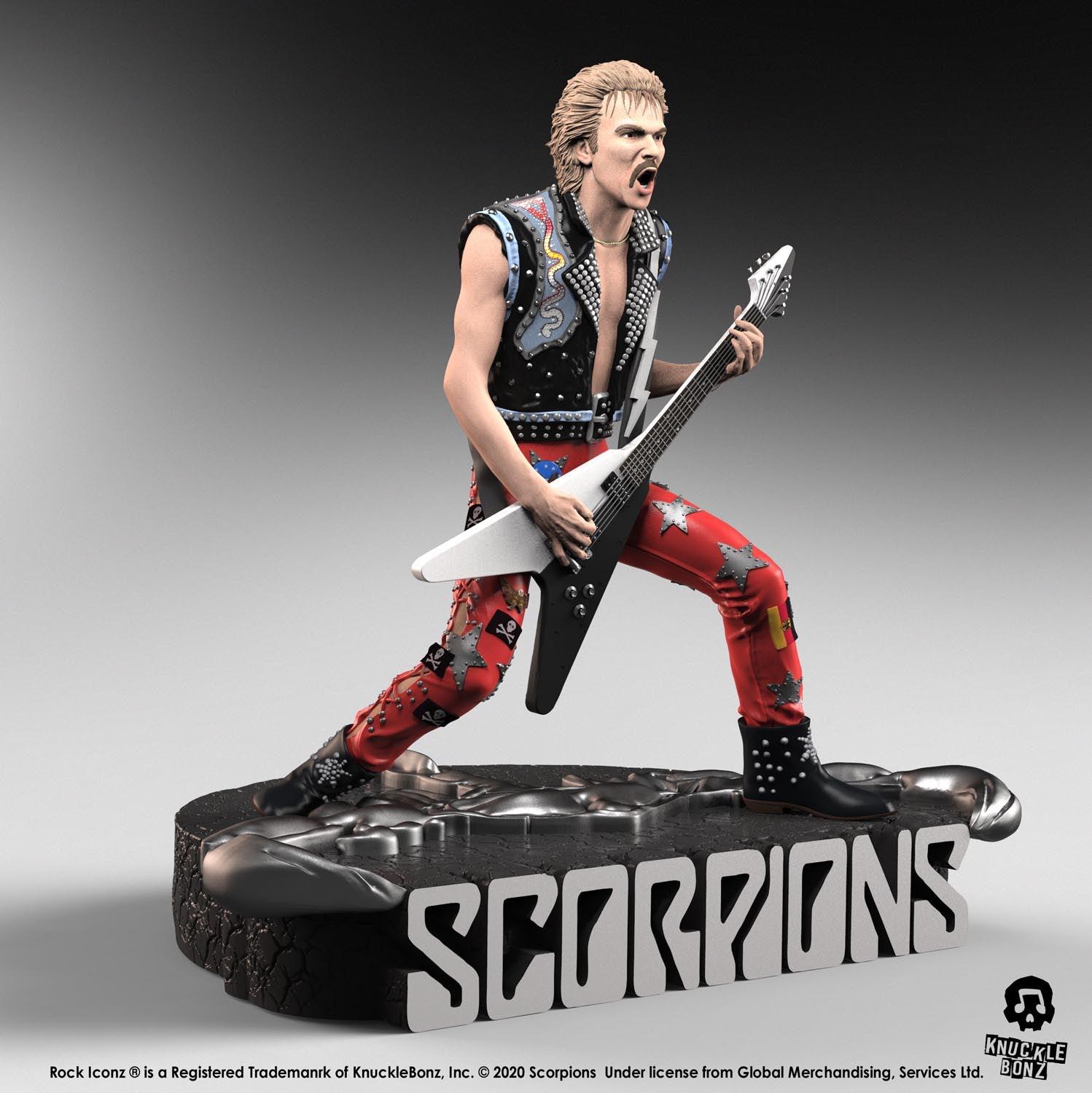 KNUSCORPIONS100 Scorpions - Rudolf, Klaus & Matthias Rock Iconz Statue Set - KnuckleBonz - Titan Pop Culture