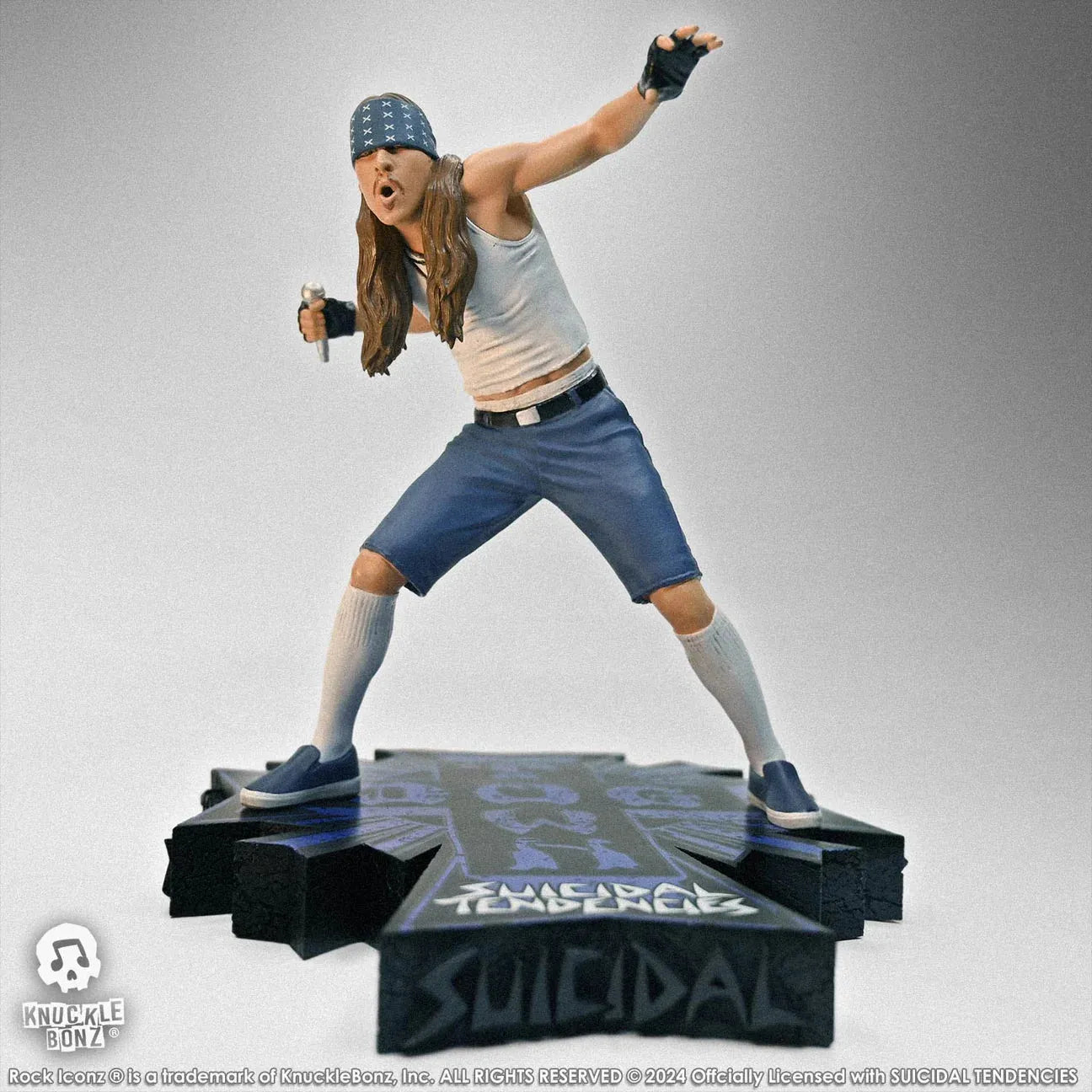 KNUSUICTENDMM100 Suicidal Tendencies - Mike Muir Rock Iconz Statue - KnuckleBonz - Titan Pop Culture