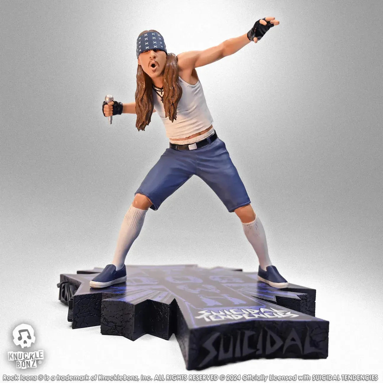 KNUSUICTENDMM100 Suicidal Tendencies - Mike Muir Rock Iconz Statue - KnuckleBonz - Titan Pop Culture