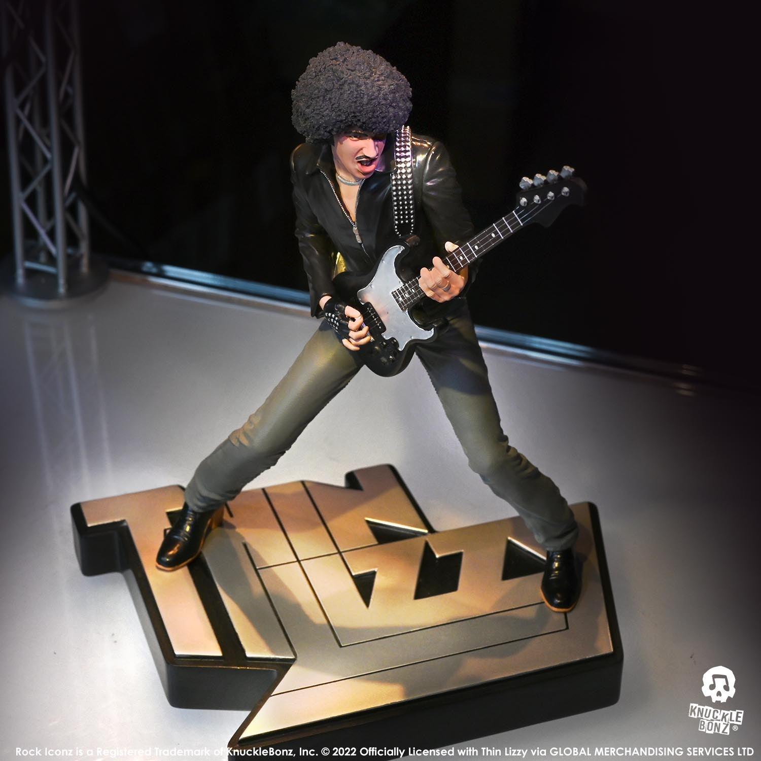 KNUTHINLIZZY100 Thin Lizzy - Phil Lynott Rock Iconz Statue - KnuckleBonz - Titan Pop Culture