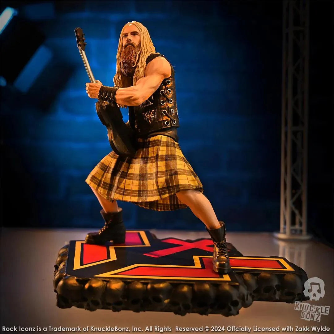 KNUZAKK200 Zakk Wylde - Zakk Wylde 2 Rock Iconz Statue - KnuckleBonz - Titan Pop Culture