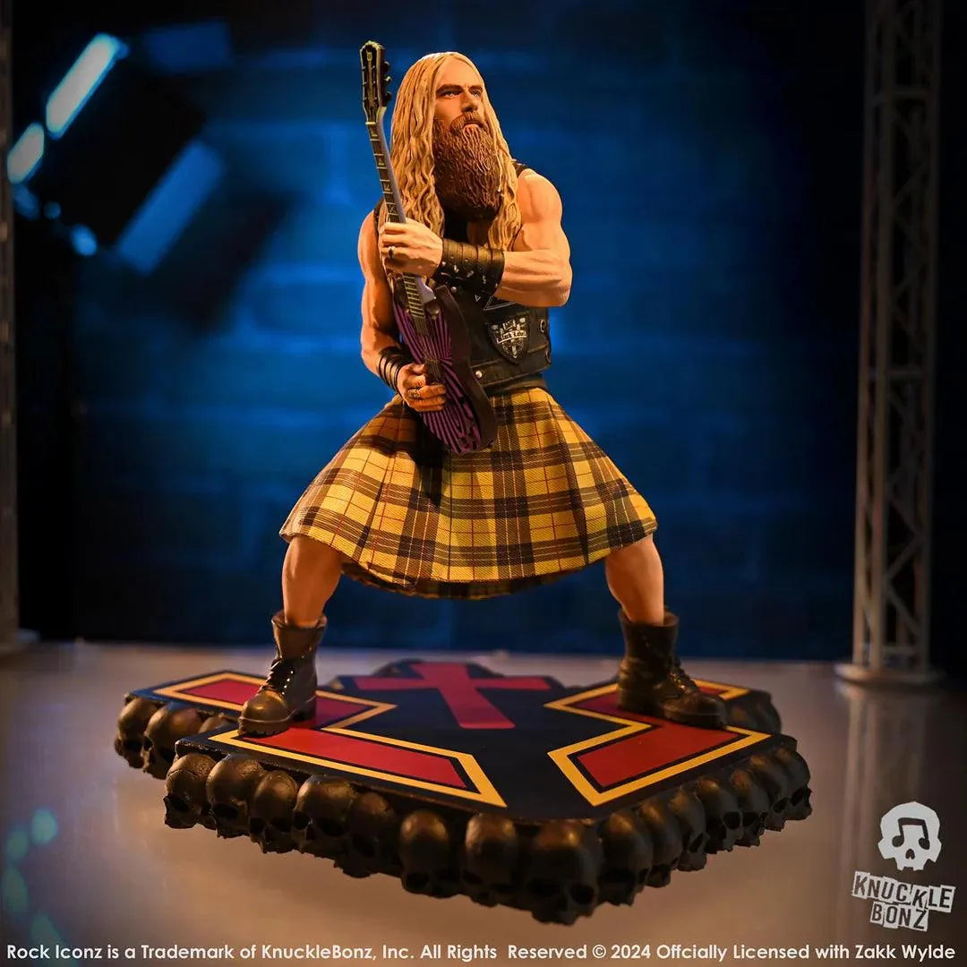 KNUZAKK200 Zakk Wylde - Zakk Wylde 2 Rock Iconz Statue - KnuckleBonz - Titan Pop Culture