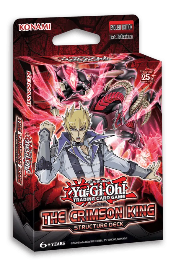 KON16175 Yu-Gi-Oh - The Crimson King Structure Deck (Display of 8) - Konami - Titan Pop Culture