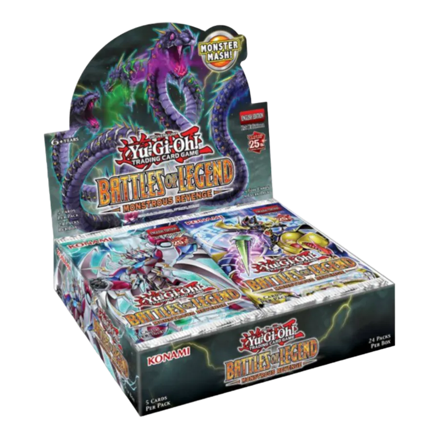 KON16475 Yu-Gi-Oh! - Battles of Legend: Monstrous Revenge Booster (Display of 24) - Konami - Titan Pop Culture