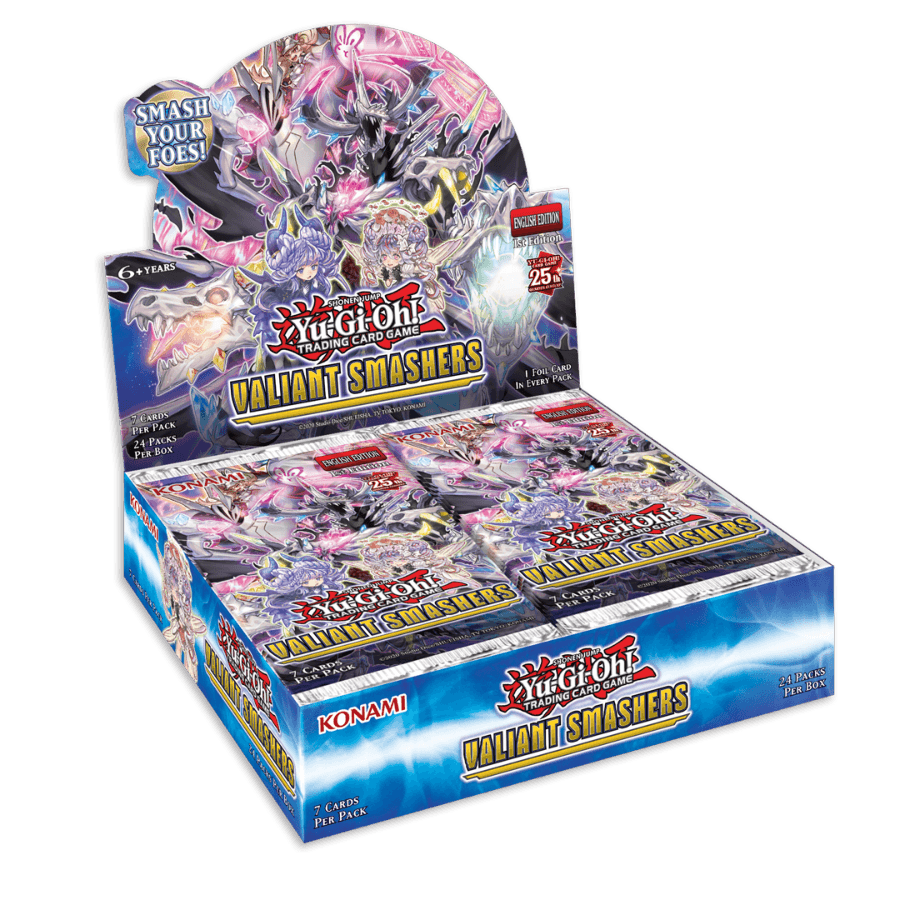 KON16523 Yu-Gi-Oh! - Valiant Smashers Booster (Display of 24) - Konami - Titan Pop Culture