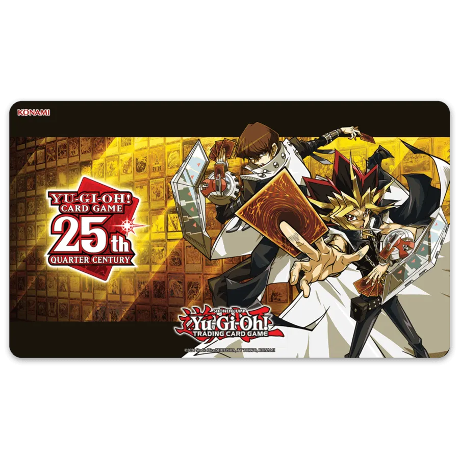 KON16586 Yu-Gi-Oh! - Yugi & Kaiba Quarter Century Game Mat - Konami - Titan Pop Culture