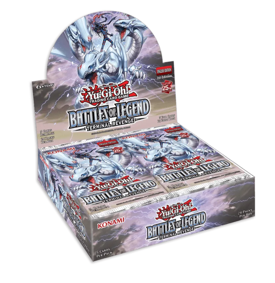 KON18521 Yu-Gi-Oh! - Battles of Legend: Terminal Revenge Booster Box (Display of 24) - Konami - Titan Pop Culture