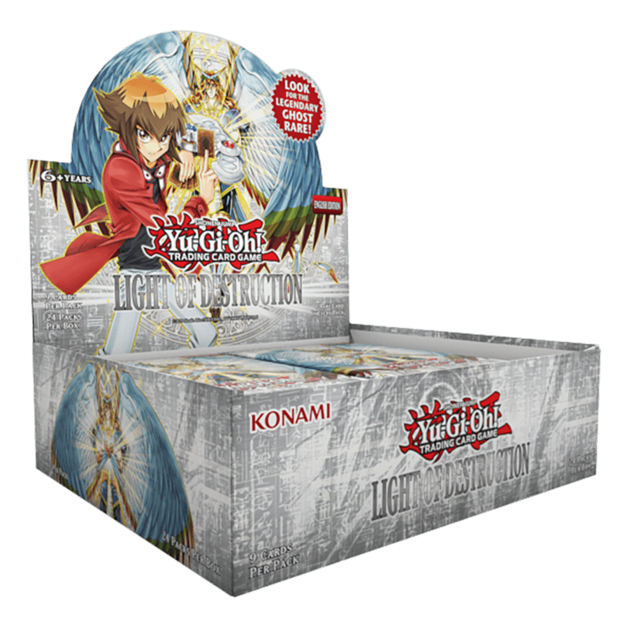 KON18668 Yu-Gi-Oh! - Light of Destruction Unlimited Reprint Booster (Display of 24) - Konami - Titan Pop Culture