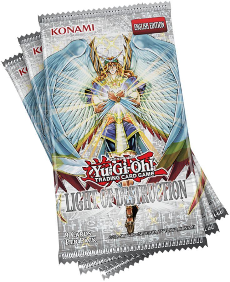 KON18668 Yu-Gi-Oh! - Light of Destruction Unlimited Reprint Booster (Display of 24) - Konami - Titan Pop Culture