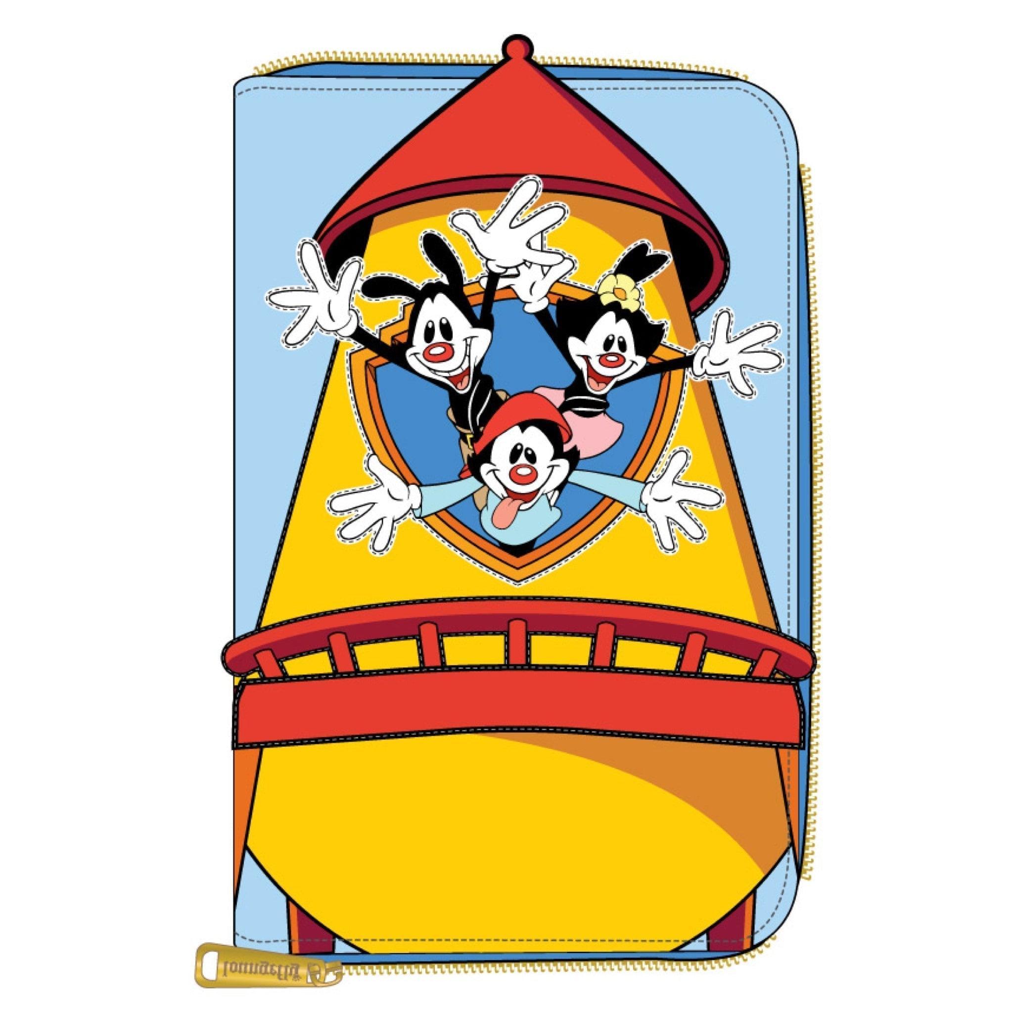 LOUANMWA0001 Animaniacs - WB Tower Zip Purse - Loungefly - Titan Pop Culture