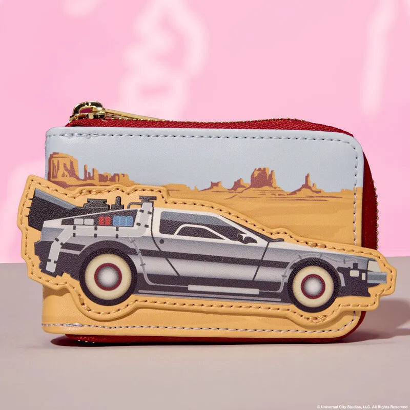 LOUBTFWA0003 Back to the Future - 40th Anniversary Delorean Accordion Wallet - Loungefly - Titan Pop Culture