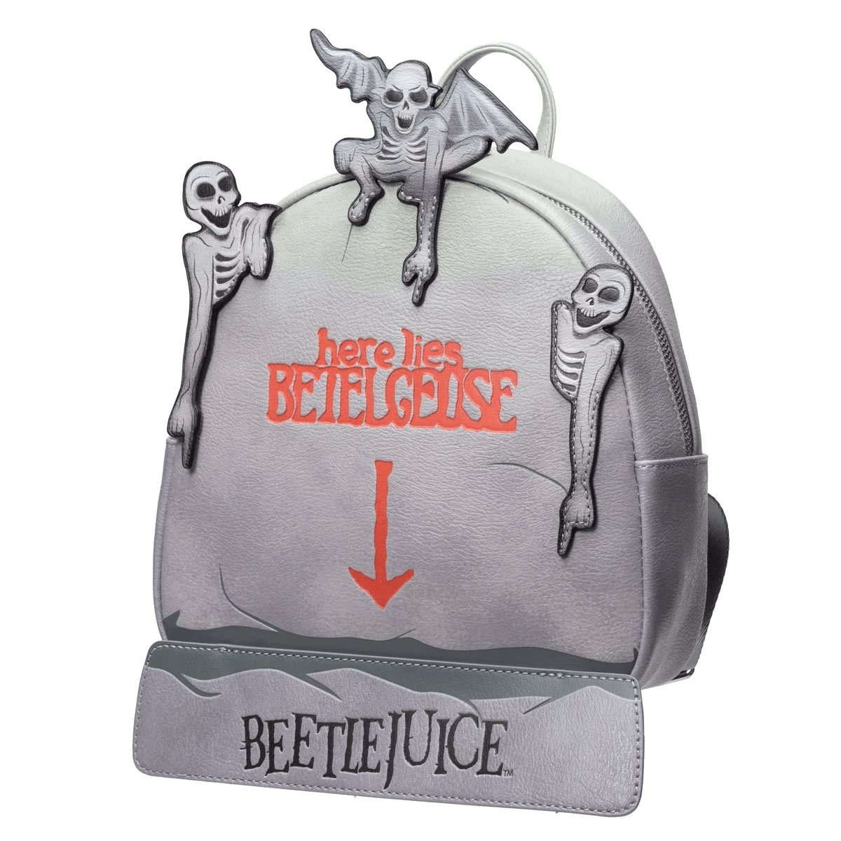 LOUBTJBK0020 Beetlejuice - Tombstone US Exclusive Glow Mini Backpack [RS] - Loungefly - Titan Pop Culture