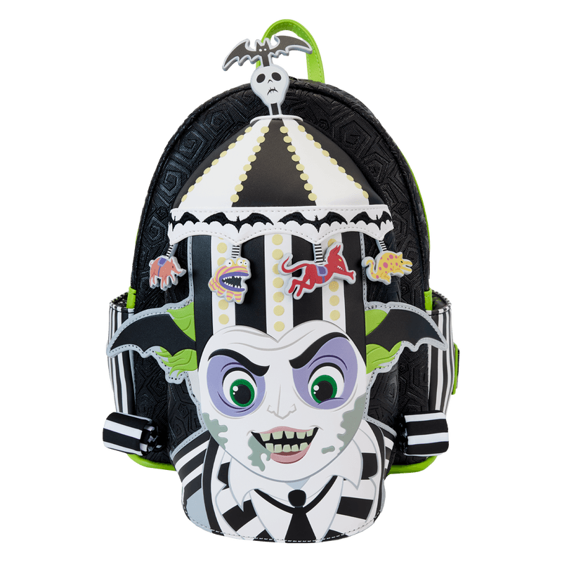 LOUBTJBK0027 Beetlejuice - Carousel Light-up Cosplay Mini Backpack - Loungefly - Titan Pop Culture