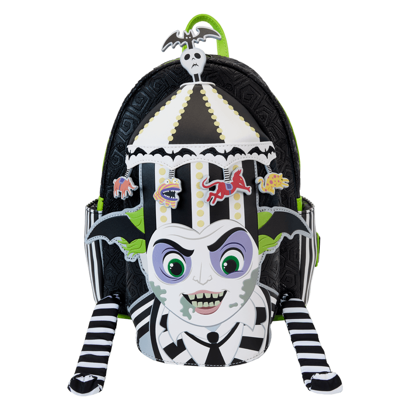 LOUBTJBK0027 Beetlejuice - Carousel Light-up Cosplay Mini Backpack - Loungefly - Titan Pop Culture
