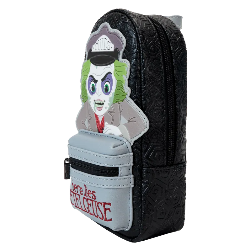 LOUBTJPCC0001 Beetlejuice - Here Lies Betelgeuse Mini Backpack Pencil Case - Loungefly - Titan Pop Culture
