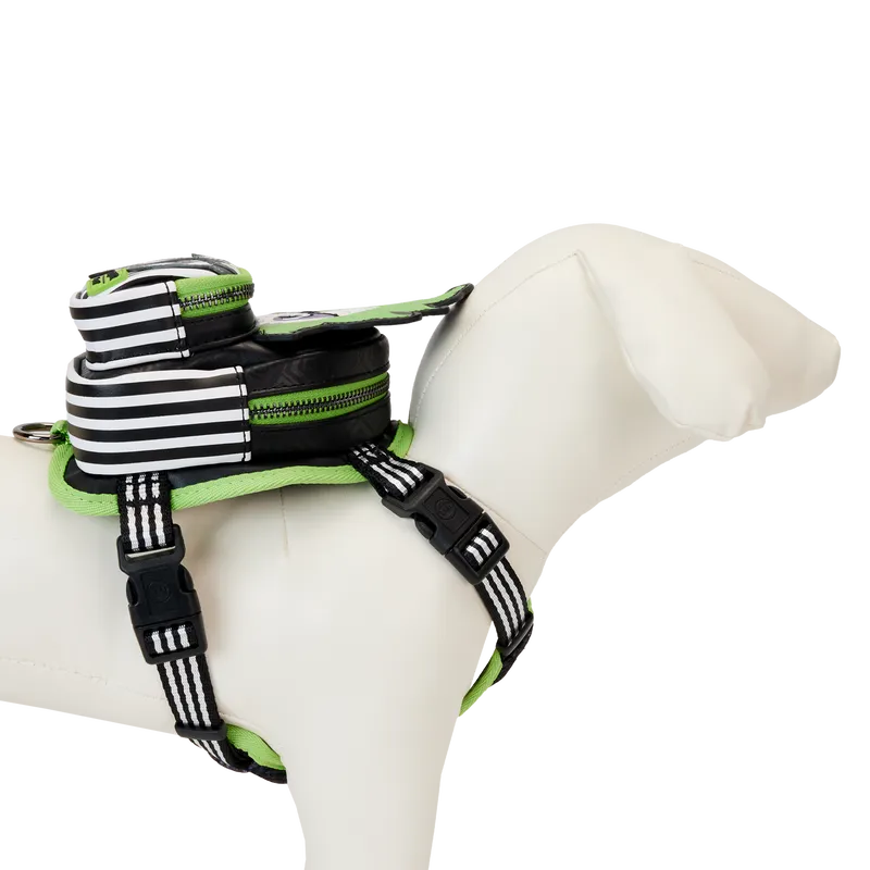 LOUBTJPDH0001M Beetlejuice - Cosplay Mini Backpack Dog Harness (Medium) - Loungefly - Titan Pop Culture