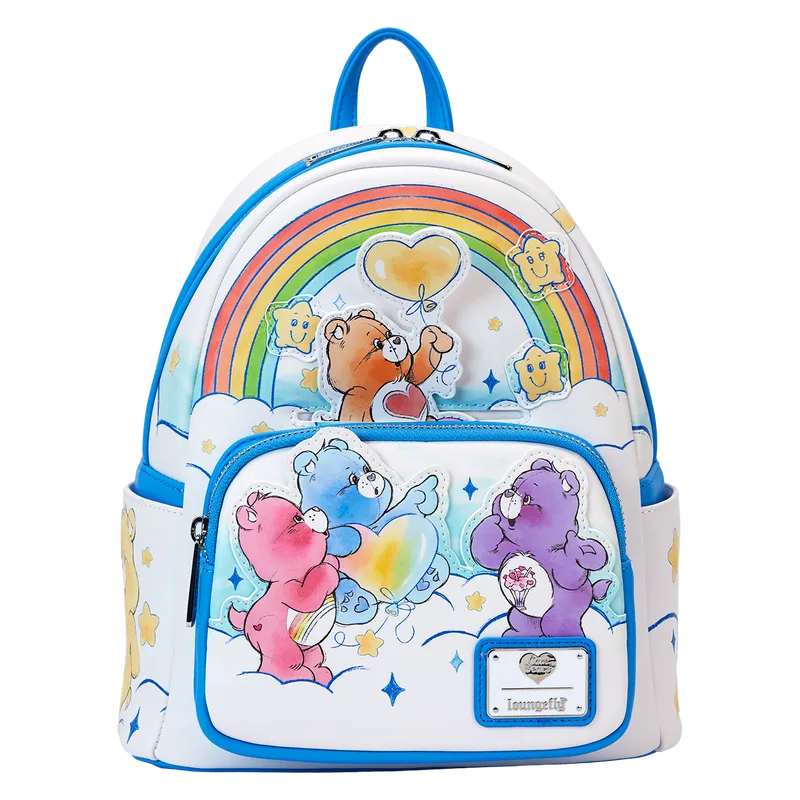 LOUCBBK0031 Care Bears - Rainbow Mini Backpack - Loungefly - Titan Pop Culture