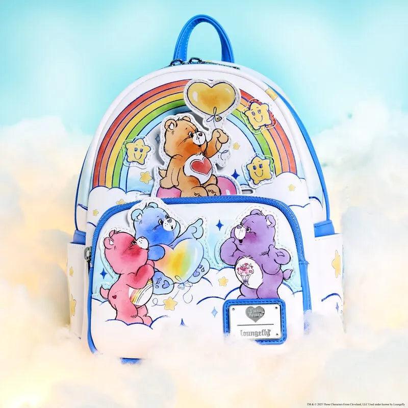 LOUCBBK0031 Care Bears - Rainbow Mini Backpack - Loungefly - Titan Pop Culture