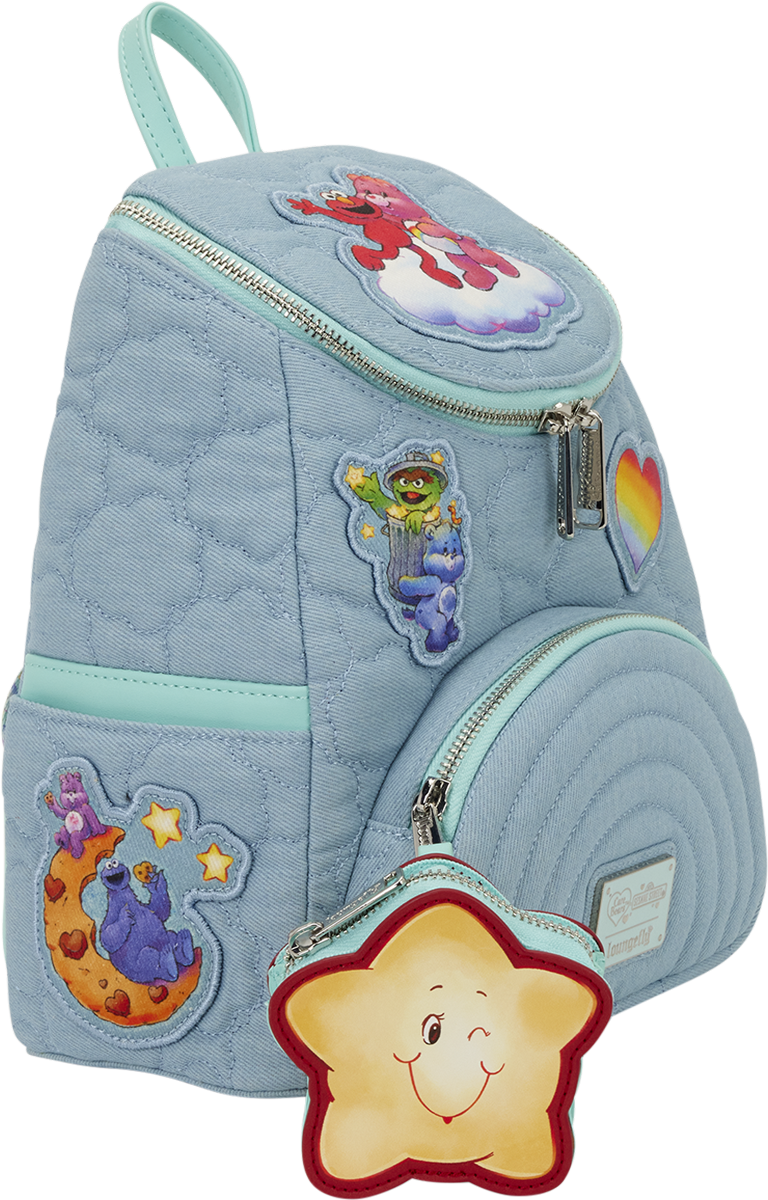 Care Bears – Care Bears x Sesame Street Denim Mini Backpack