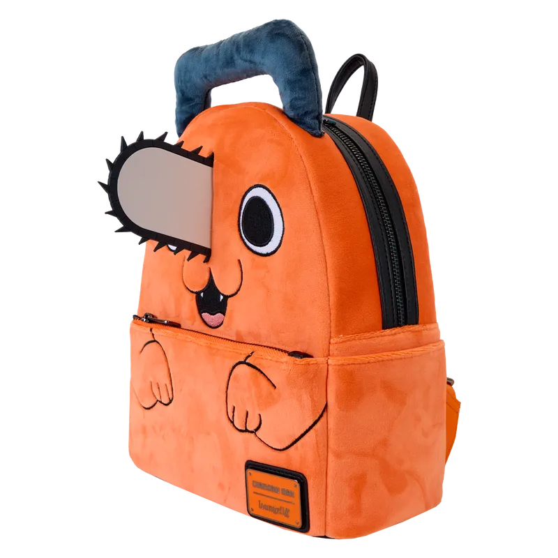 LOUCHMBK0001 Chainsaw Man - Pochita Plush Cosplay Mini Backpack - Loungefly - Titan Pop Culture