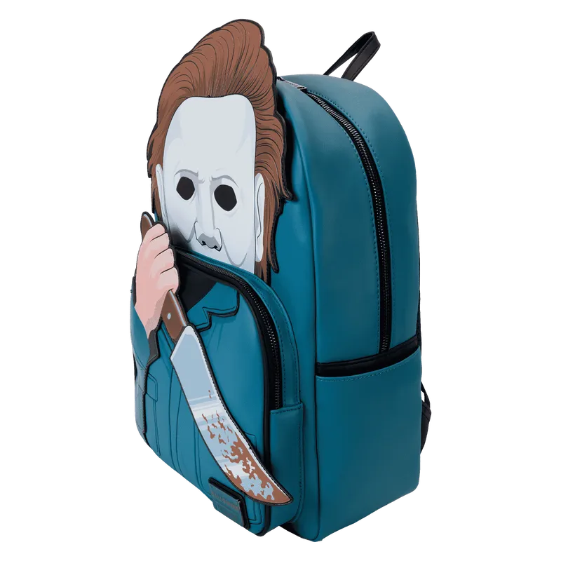 LOUCOMBK0006 Halloween - Michael Meyers Full-Size Cosplay Backpack - Loungefly - Titan Pop Culture