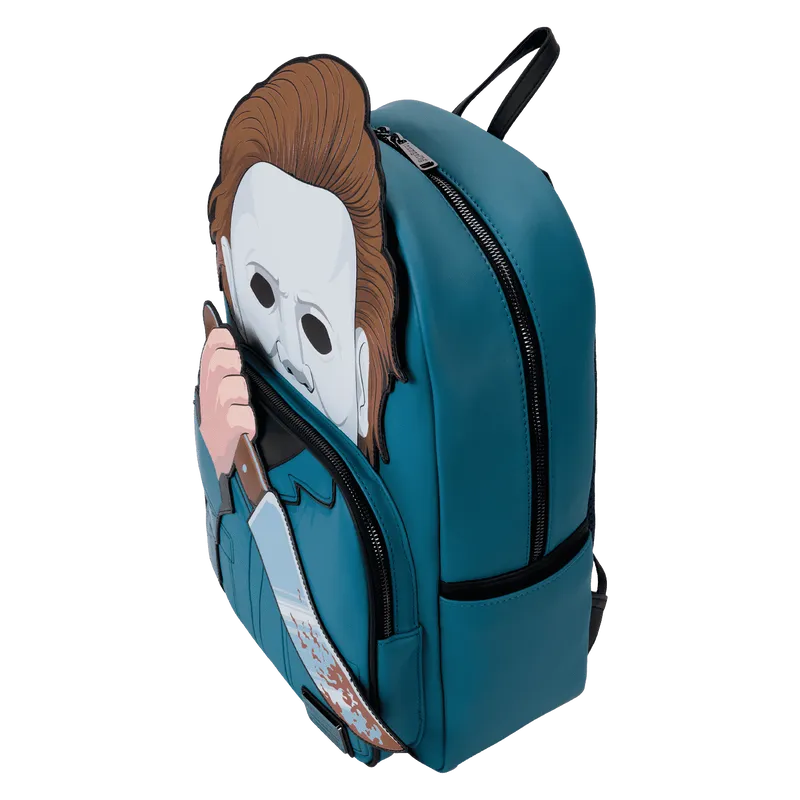 LOUCOMBK0006 Halloween - Michael Meyers Full-Size Cosplay Backpack - Loungefly - Titan Pop Culture