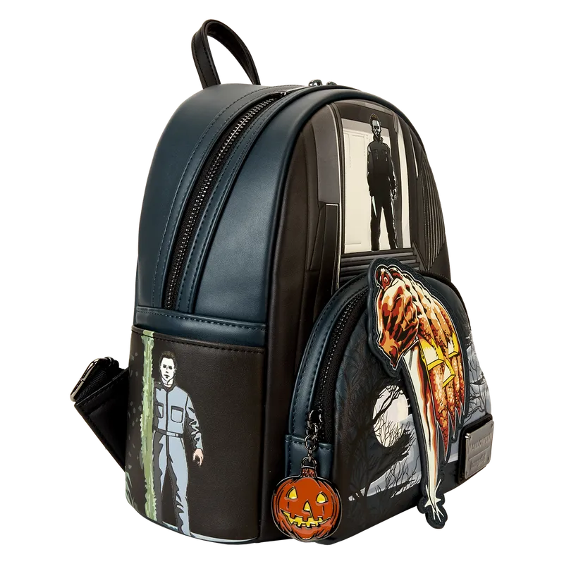 LOUCOMBK0007 Halloween - Michael Myers Glow Mini Backpack - Loungefly - Titan Pop Culture