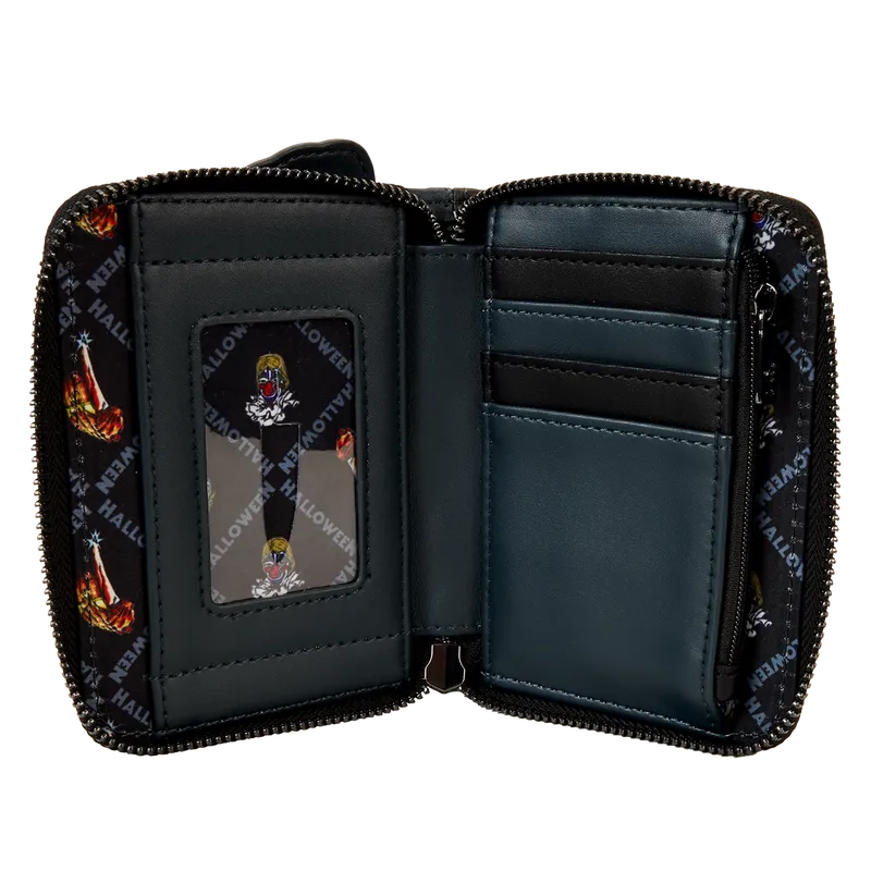 LOUCOMWA0005 Halloween - Michael Myers Glow Zip Around Wallet - Loungefly - Titan Pop Culture