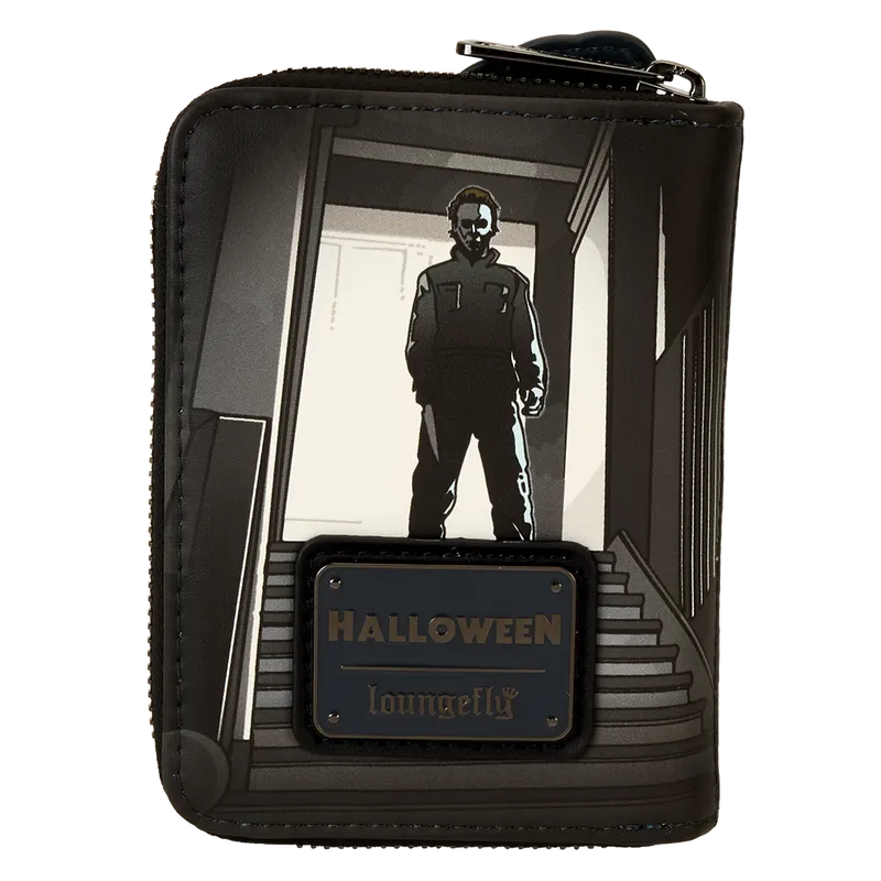 LOUCOMWA0005 Halloween - Michael Myers Glow Zip Around Wallet - Loungefly - Titan Pop Culture