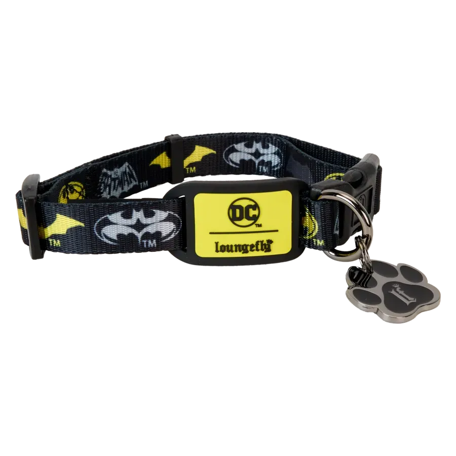 LOUDCCPDC0001L DC Comics - Batman: 85th Anniversary Pet Collar (Large) - Loungefly - Titan Pop Culture