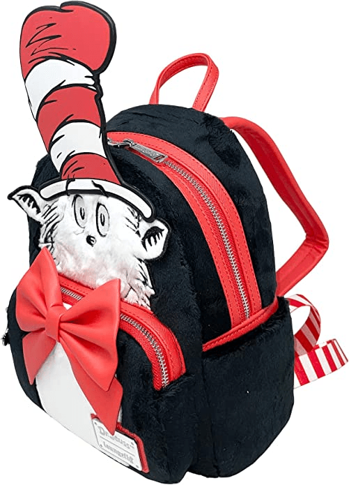 LOUDSSBK0029 Dr Seuss - Cat in the Hat Faux Fur Cosplay Backpack [RS] - Loungefly - Titan Pop Culture