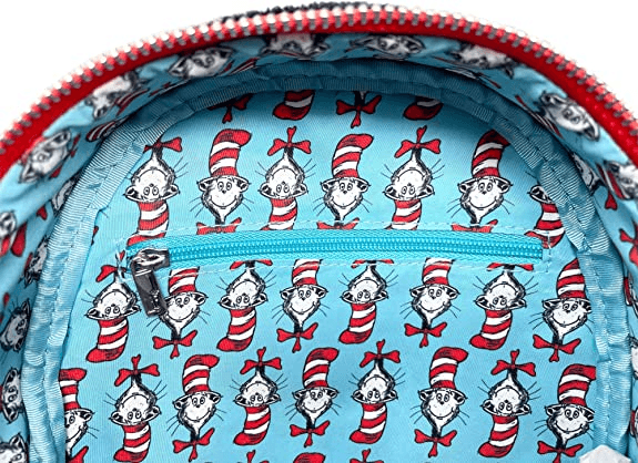 LOUDSSBK0029 Dr Seuss - Cat in the Hat Faux Fur Cosplay Backpack [RS] - Loungefly - Titan Pop Culture