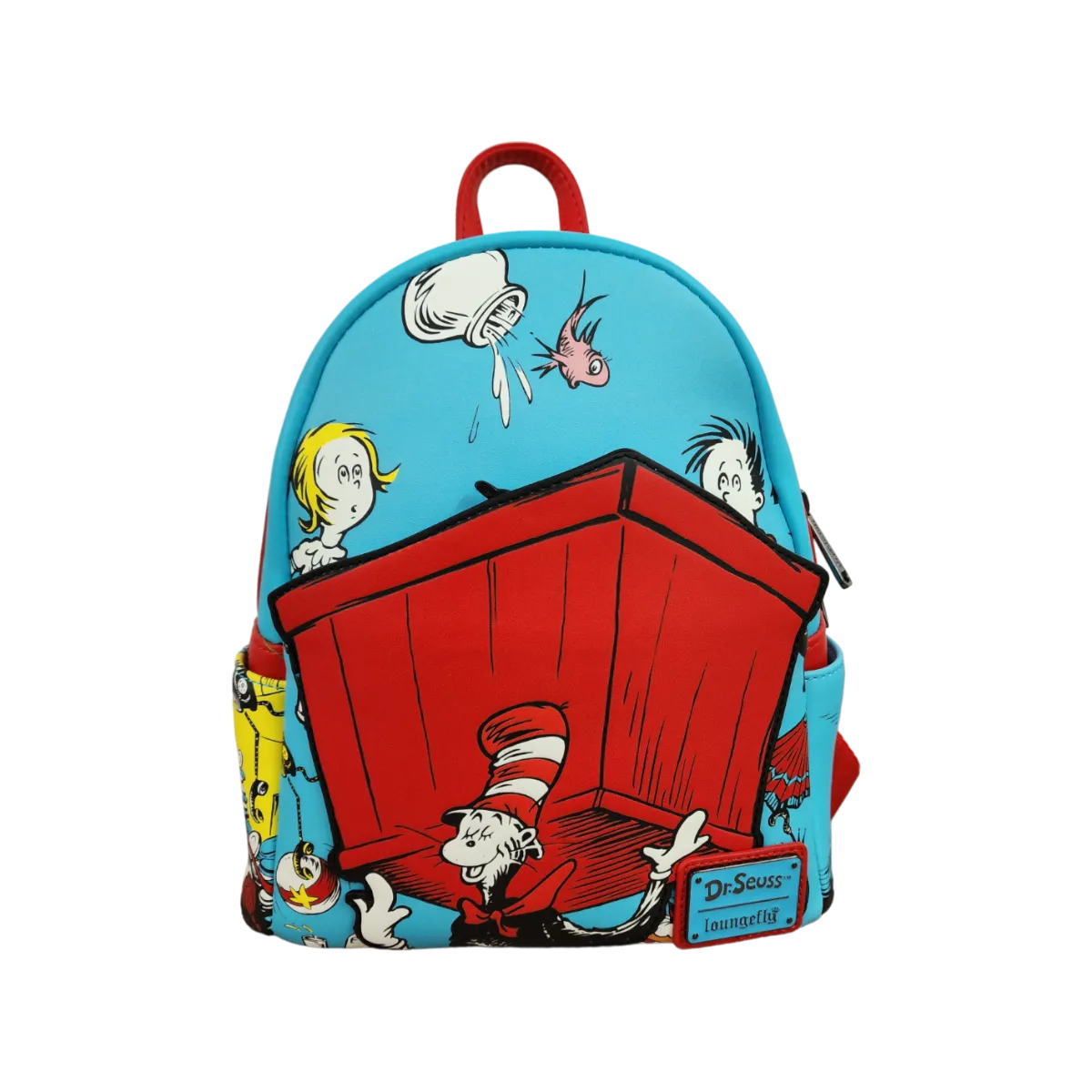 LOUDSSBK0035 Dr Seuss - Thing 1 & 2 Box US Exclusive Mini Backpack [RS] - Loungefly - Titan Pop Culture