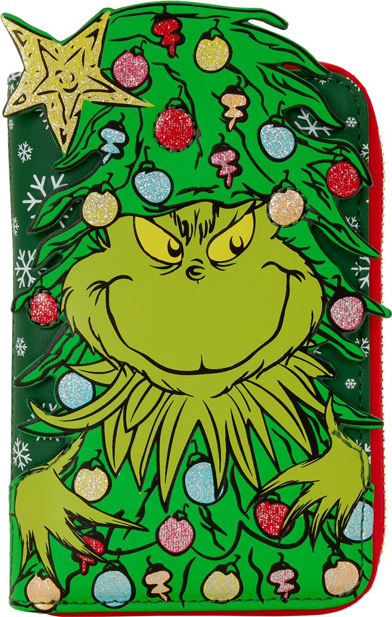 Dr. Seuss – Grinch Holiday Zip Around Wallet