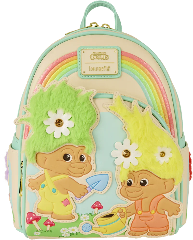 Mochila mini de piel sintética de Trolls: ¡Buena suerte, Trolls!