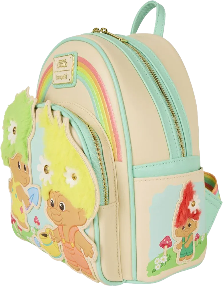 Mochila mini de piel sintética de Trolls: ¡Buena suerte, Trolls!