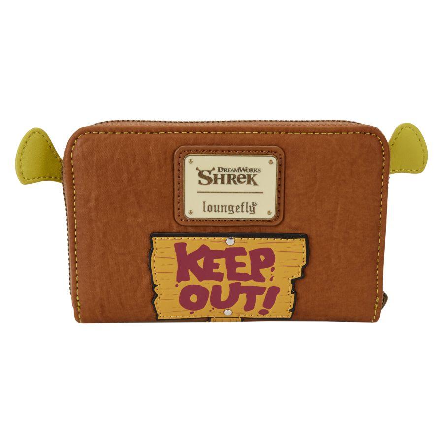 LOUDWWA0005 Shrek - Keep Out Cosplay Zip Wallet - Loungefly - Titan Pop Culture