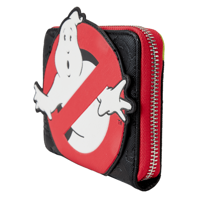 LOUGBWA0005 Ghostbusters - No Ghost Logo Zip Wallet - Loungefly - Titan Pop Culture