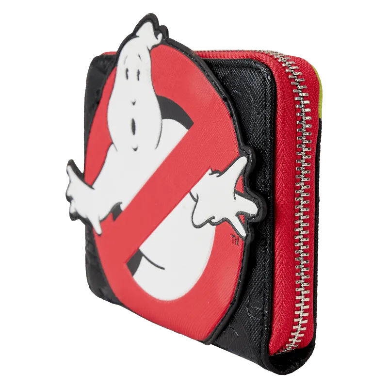 LOUGBWA0005 Ghostbusters - No Ghost Logo Zip Wallet - Loungefly - Titan Pop Culture