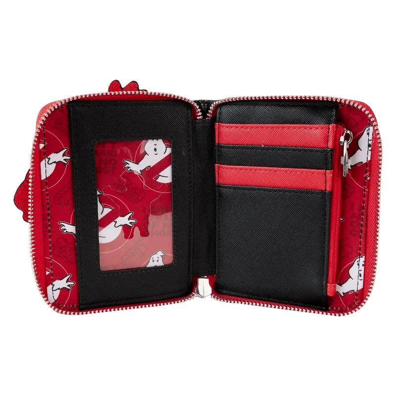 LOUGBWA0005 Ghostbusters - No Ghost Logo Zip Wallet - Loungefly - Titan Pop Culture