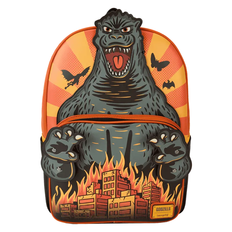 LOUGDZBK0002 Godzilla - Godzilla Full-Size Cosplay Backpack - Loungefly - Titan Pop Culture