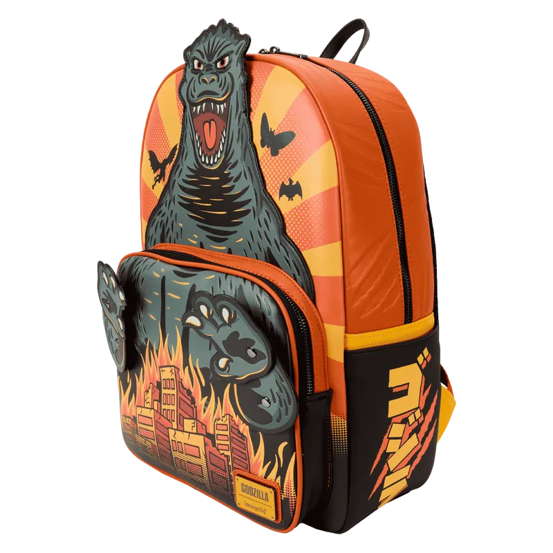 LOUGDZBK0002 Godzilla - Godzilla Full-Size Cosplay Backpack - Loungefly - Titan Pop Culture